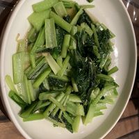 Water spinach (fried vegetables)  at Taiwan Vegan Yoichi in Osaka
