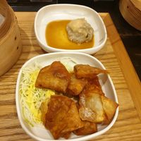 Half serve fried wontons at Taiwan Vegan Yoichi in Osaka