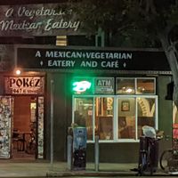 Front at night #Veganuary at Pokez in San Diego