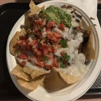 Beyond meat nachos  at Pokez in San Diego