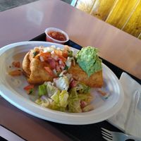 Chimmichanga at Pokez in San Diego