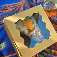 Vegan Carrot Cake at Pokez in San Diego