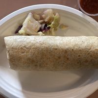 Giant vegan burrito!  at Pokez in San Diego