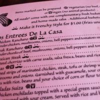 Vegan options clearly marked at Pokez in San Diego