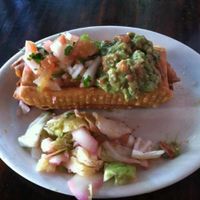 Chimichanga made vegan at Pokez in San Diego