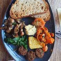 Vegan breakfast at Hollywood Cafe in Hollywood