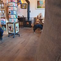 Cosy stove at Hollywood Cafe in Hollywood