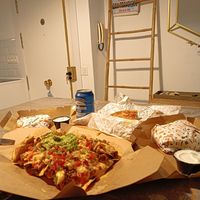 Nachos Tex-Mex at Rúkula Vegan Food in Malaga