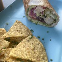 Tzatziki wrap  at Rúkula Vegan Food in Malaga