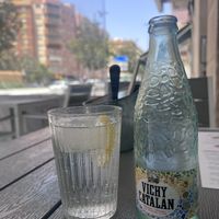 El Vichy water 🙏🏻  at Rúkula Vegan Food in Malaga