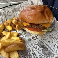 BBQ Hamburger  at Rúkula Vegan Food in Malaga