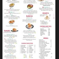 Menu in English   at Rúkula Vegan Food in Malaga