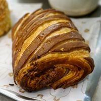 Pain au chocolat at Buddy Buddy in Paris