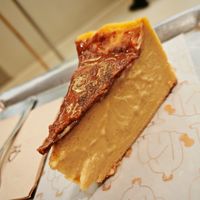 Almond custard, bourdon vanilla, soy, almond butter praline (gluten-free) at Buddy Buddy in Paris