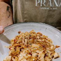 Pad thai  at Oásis da Lagoa in Vila Nova De Santo Andre