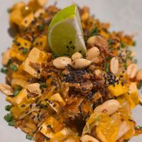 Pad thai at Oásis da Lagoa in Vila Nova De Santo Andre