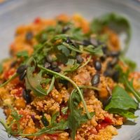 Couscous at Oásis da Lagoa in Vila Nova De Santo Andre