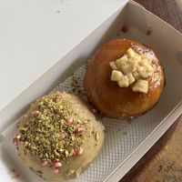 Pistachio Cream and Apple pie flavour   at The Better Donut - temporarily closed in Tulum