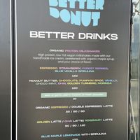 Menu  at The Better Donut - temporarily closed in Tulum