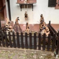 Outside decor at Restaurant 7 Raben in Bad Duerkheim