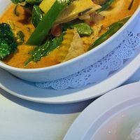 Red curry with tofu  at Thai On The Beach in Fort Lauderdale