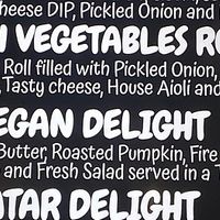  Menu at DG Expresso in Docklands