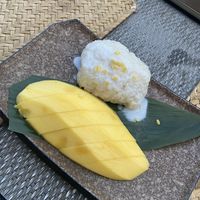Sticky rice with mango   at Buddha's Belly Itaewon  in Seoul