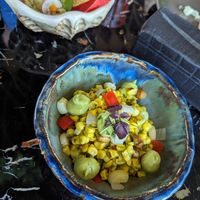 Corn salad at SUSHISAMBA in Dubai