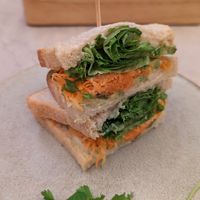 Avocado sandwich at Cafe Gallery Sun 燦 in Kyoto