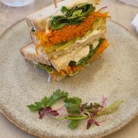 Avocado sandwich !!! So good! at Cafe Gallery Sun 燦 in Kyoto