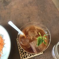Ice tea  at Cafe Gallery Sun 燦 in Kyoto