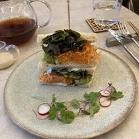 Avocado sandwich   at Cafe Gallery Sun 燦 in Kyoto