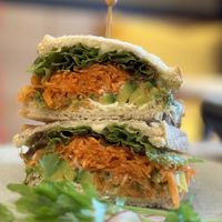 Avocado sandwich, tasted even better than it looked!! 🥑   at Cafe Gallery Sun 燦 in Kyoto