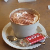 Cafe Gallery San Hot choc #Veganuary at Cafe Gallery Sun 燦 in Kyoto