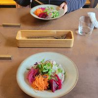 Salad that comes with any of the main dishes at Cafe Gallery Sun 燦 in Kyoto