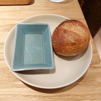 Small bread (No 2) with oil and salt at Cafe Gallery Sun 燦 in Kyoto