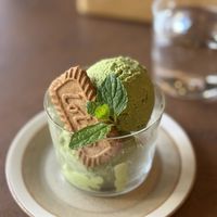 Matcha Ice Cream  at Cafe Gallery Sun 燦 in Kyoto