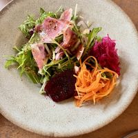 Side salad  at Cafe Gallery Sun 燦 in Kyoto