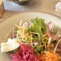 Salad  at Cafe Gallery Sun 燦 in Kyoto