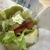   at Mos Burger - Kyoto Nijo Station in Kyoto
