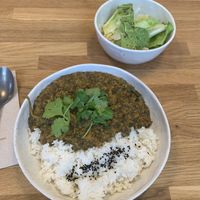 Lentil curry   at Café "das Goldstück" in Vienna