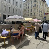   at Café "das Goldstück" in Vienna