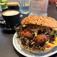 Gemüse Falafel Bagel - vegan  at Sinnstifterei in Gleisdorf