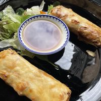 Frühlingsrollen mit Shiitake-Pilze und Morcheln.   at Vui Ve in Berlin