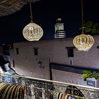 Rooftop view at Atay Cafe in Marrakech