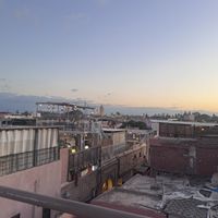 View from the roof top    at Atay Cafe in Marrakech