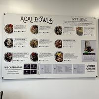 Menu  at Wild Berry Acai in Nashville