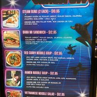 Menu indicates vegan available (March 2023) at Ninja City in Shaker Heights