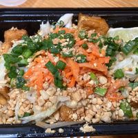Pad Thai with Tofu- hold the eggs  at Ninja City in Shaker Heights