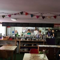 inside at Global Tribe Cafe in Leeds